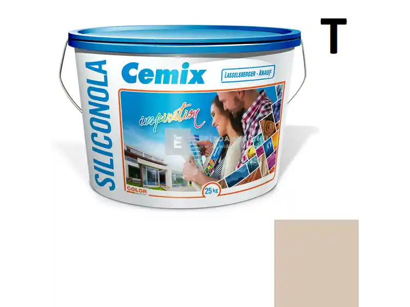 Ajánlat Cemix 2733 SiliconOLA szilikon vékonyvakolat, kapart 1,5 mm 4913 brown 25 kg