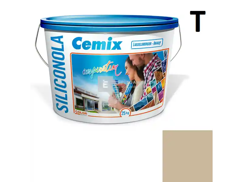 Árcsökkenés Cemix 2733 SiliconOLA szilikon vékonyvakolat, kapart 1,5 mm 4949 brown 25 kg