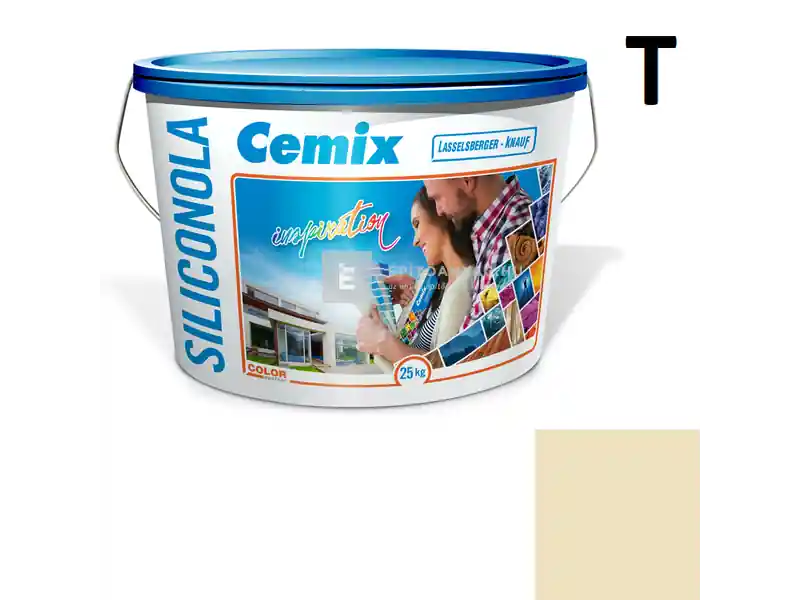 Cemix 2733 SiliconOLA szilikon vékonyvakolat, kapart 1,5 mm 4951 brown 25 kg Szuper ajánlat