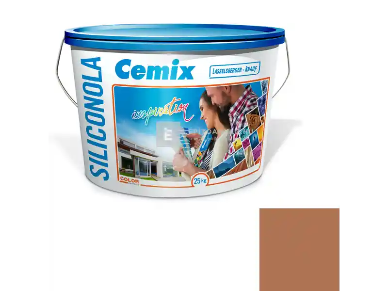 Utolsó esély Cemix 2733 SiliconOLA szilikon vékonyvakolat, kapart 1,5 mm 4969 brown 25 kg