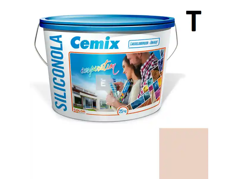 Népszerű Cemix 2733 SiliconOLA szilikon vékonyvakolat, kapart 1,5 mm 5177 rusty 25 kg