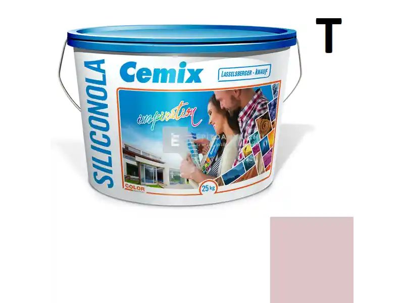 Cemix 2733 SiliconOLA szilikon vékonyvakolat, kapart 1,5 mm 5163 rusty 25 kg Biztonságos fizetés