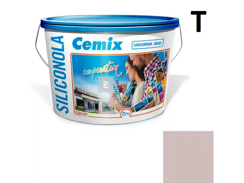 Szuper akció Cemix 2733 SiliconOLA szilikon vékonyvakolat, kapart 1,5 mm 5181 rusty 25 kg