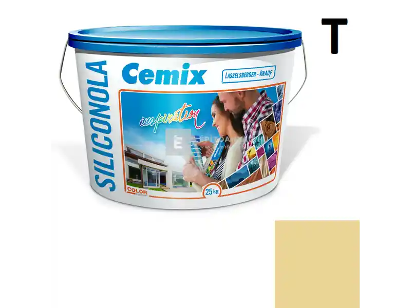 Azonnal elérhető Cemix 2733 SiliconOLA szilikon vékonyvakolat, kapart 2 mm 4325 orange 25 kg