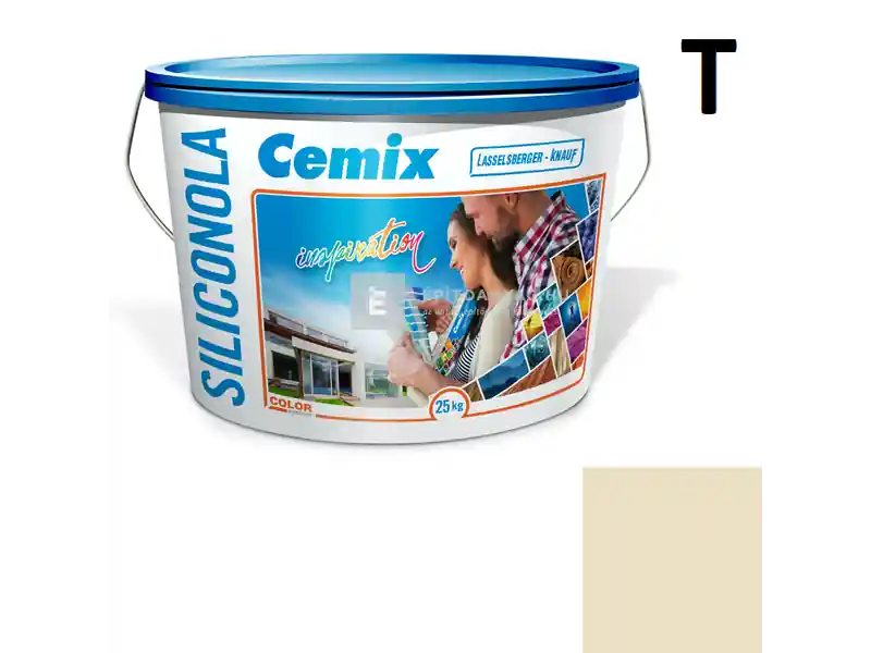 Cemix 2733 SiliconOLA szilikon vékonyvakolat, kapart 2 mm 4311 orange 25 kg Szuper akció