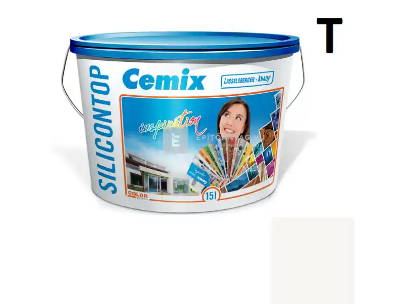Akciós ár Cemix 2733 SiliconOLA szilikon vékonyvakolat, dörzsölt 2 mm 4000 white 25 kg