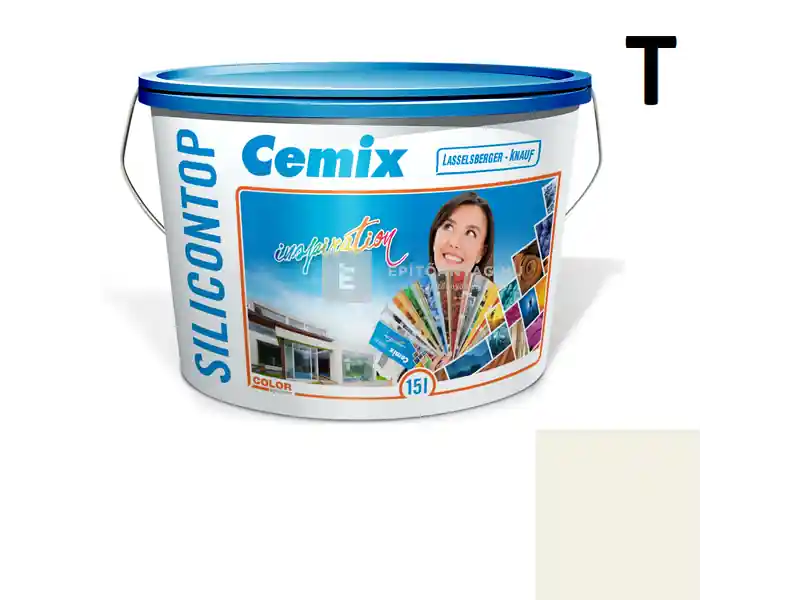 Olcsóbb Cemix 2733 SiliconOLA szilikon vékonyvakolat, dörzsölt 2 mm 4111 cream 25 kg