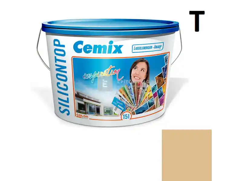 Árengedmény Cemix 2733 SiliconOLA szilikon vékonyvakolat, dörzsölt 2 mm 4349 orange 25 kg