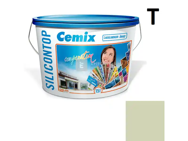 Kedvezmény Cemix 2733 SiliconOLA szilikon vékonyvakolat, dörzsölt 2 mm 4513 green 25 kg