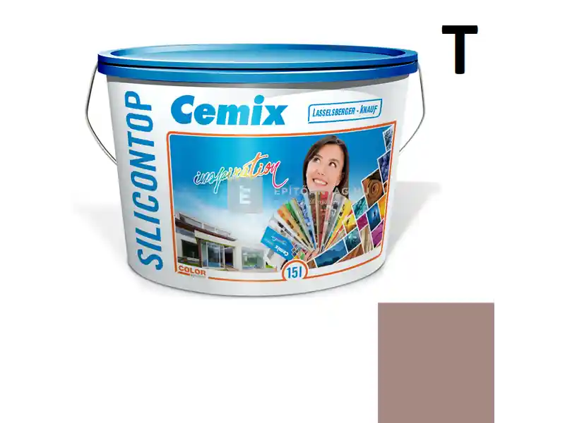 Cemix 2733 SiliconOLA szilikon vékonyvakolat, dörzsölt 2 mm 5157 rusty 25 kg Csak ma