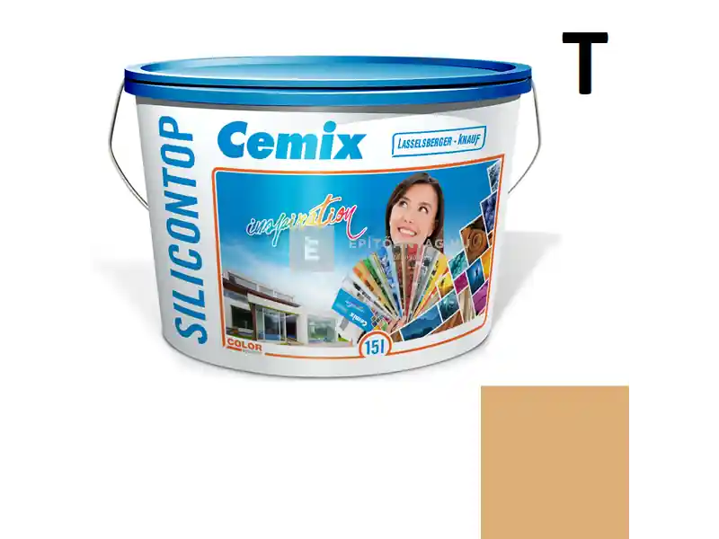 Szuper akció Cemix 2800 SiliconTOP szilikon homlokzatfesték 4337 orange 15 l