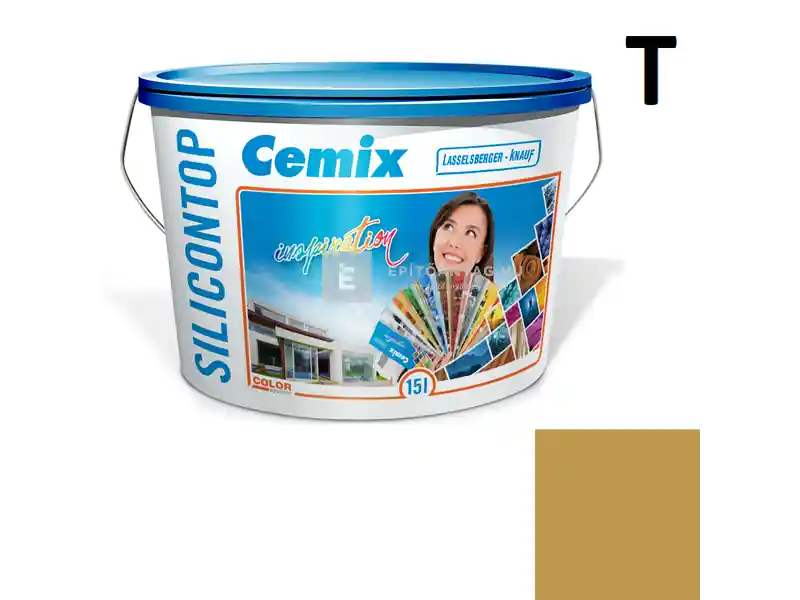 Gyors szállítás Cemix 2800 SiliconTOP szilikon homlokzatfesték 4379 orange 15 l