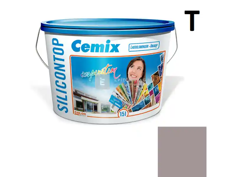 Vásárlói kedvenc Cemix 2800 SiliconTOP szilikon homlokzatfesték 5185 rusty 15 l