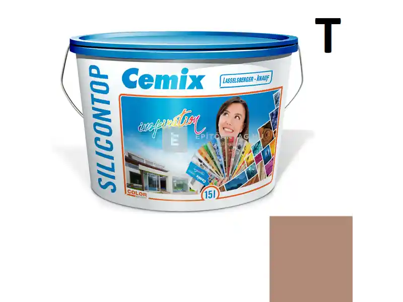 Újdonság Cemix 2800 SiliconTOP szilikon homlokzatfesték 6935 intense 15 l
