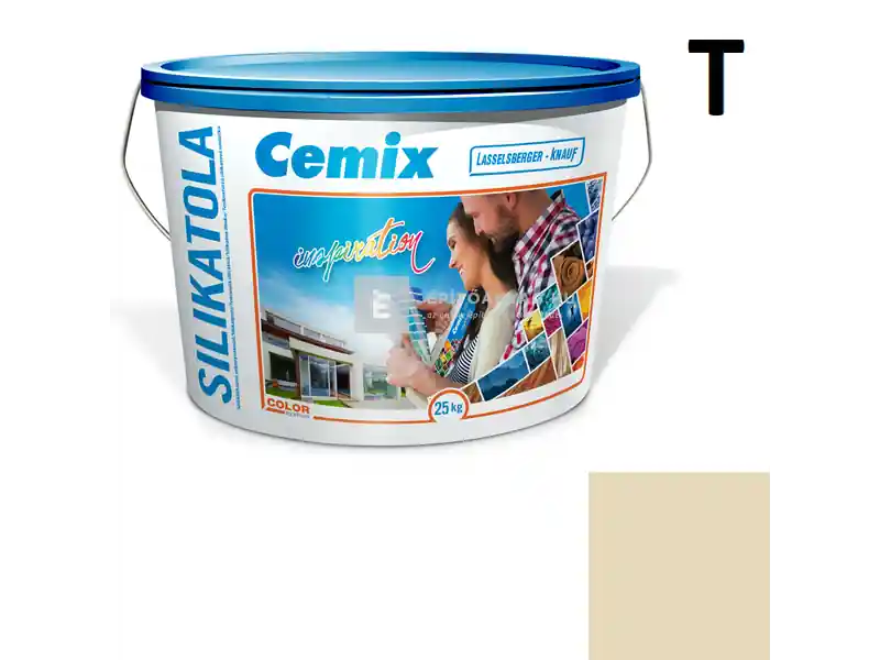 Ajánlat Cemix 2722 SilikatOLA szilikát vékonyvakolat, kapart 1,5 mm 4933 brown 25 kg