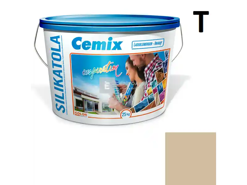 Kedvezmény Cemix 2722 SilikatOLA szilikát vékonyvakolat, kapart 2 mm 4935 brown 25 kg
