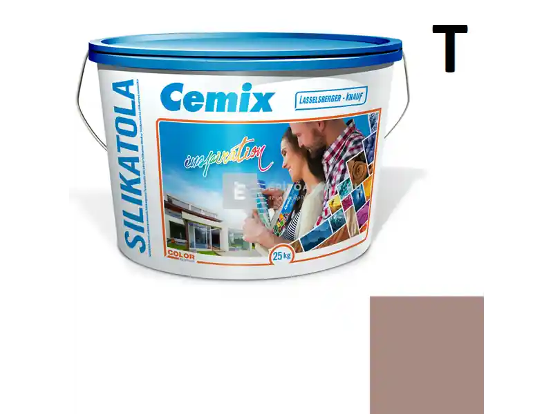 Végkiárusítás Cemix 2722 SilikatOLA szilikát vékonyvakolat, kapart 2 mm 5119 rusty 25 kg