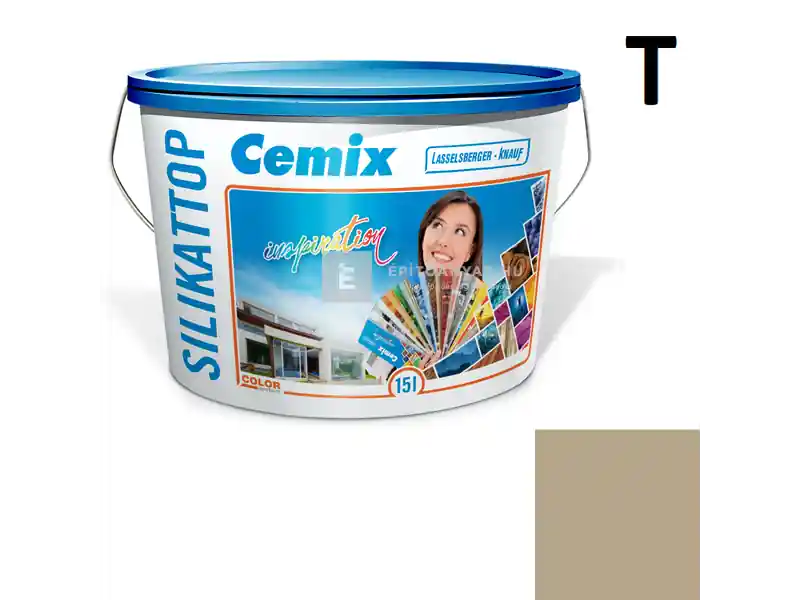 Bestseller Cemix 2801 SilikatTOP szilikát homlokzatfesték 4939 brown 15 l