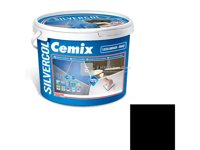 Cemix 8640 SilverCol fugázó 2-15 mm fekete 5 kg Nézd meg most