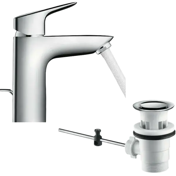 Hansgrohe Logis mosdócsaptelep 100 automata leeresztővel Akció