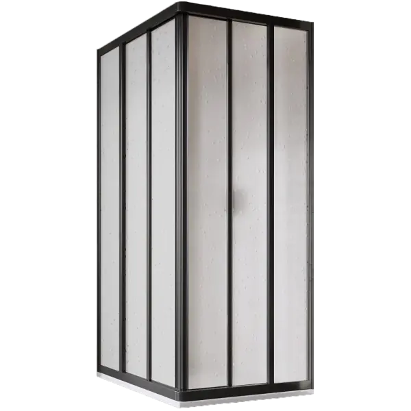Biztonságos vásárlás Ravak Supernova ASRV3-90 198 sarokbelépős zuhanykabin oldal, fekete+pearl