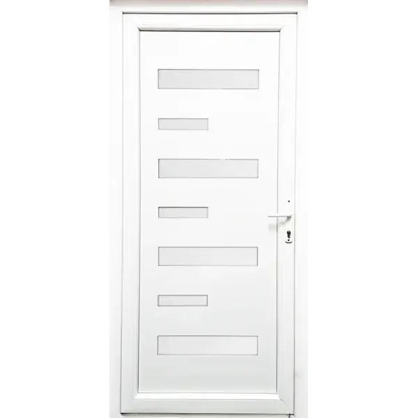 Larata Rio 98x208cm műanyag, fehér bejárati ajtó, balos Legnépszerűbb