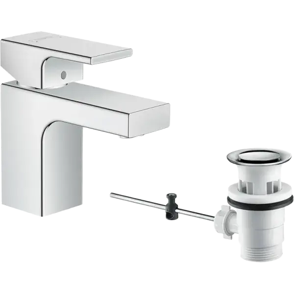Árengedmény Hansgrohe Vernis shape mosdócsaptelep 70 automata leeresztővel