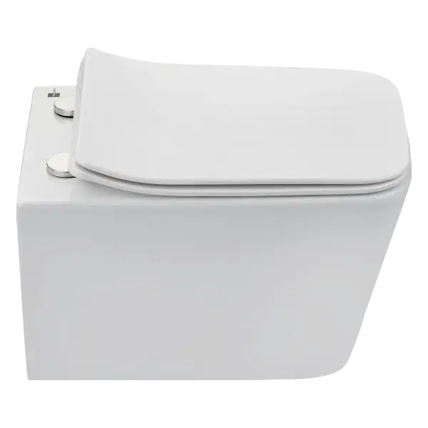 Akció Strohm Teka Formentera perem nélküli fali WC + Ultra slim soft close WC-ülőke