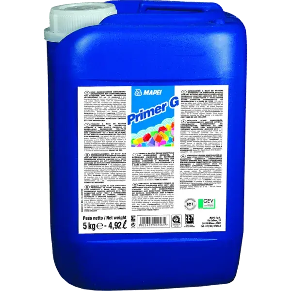 Mapei Primer G diszperziós alapozó 5kg Biztonságos vásárlás