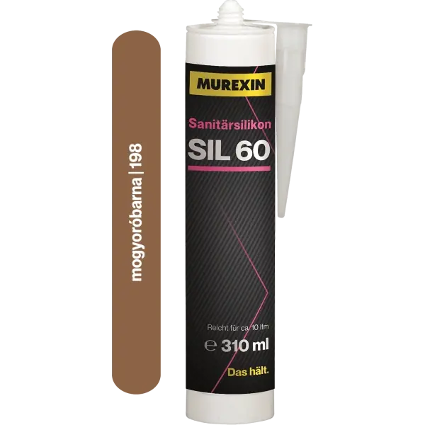 Murexin SIL 60 szilikon Mogyoróbarna 310ml Azonnali szállítás