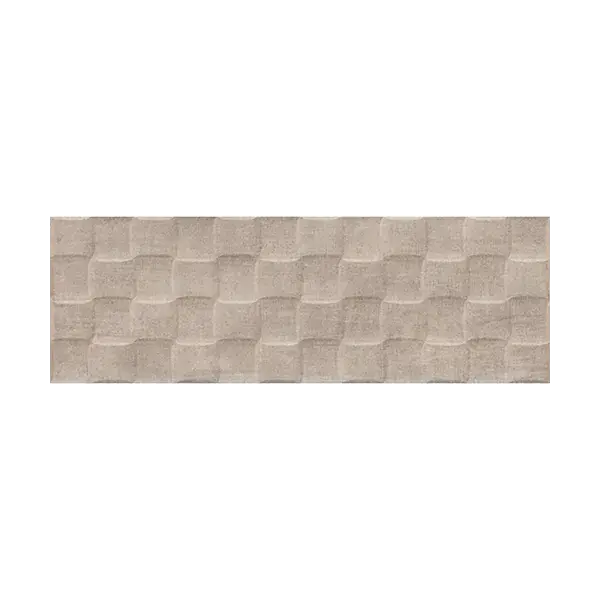 Zalakerámia Canvas ZBD 62047 20x60cm fényes sötét bézs 3D dekorcsempe Biztonságos fizetés