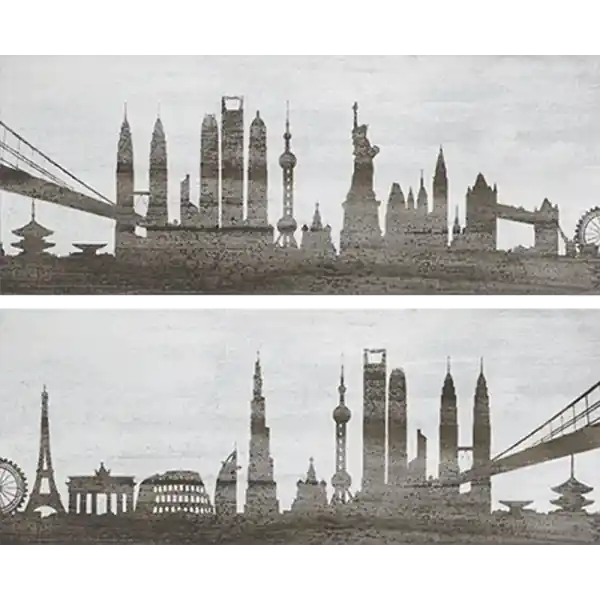 Zalakerámia Petrol City F53029 20x50cm matt többszínű dekorcsempe Legnépszerűbb