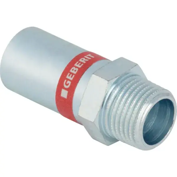 Geberit Mapress szénacél külső menetes átmeneti idom, sima csővéggel: d=22mm, R=3/4″ Ajánlat