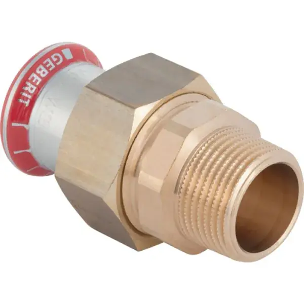 Geberit Mapress szénacél külső menetes átmeneti csatlakozó idom: d=35mm, R=1 1/4″ Exkluzív ajánlat