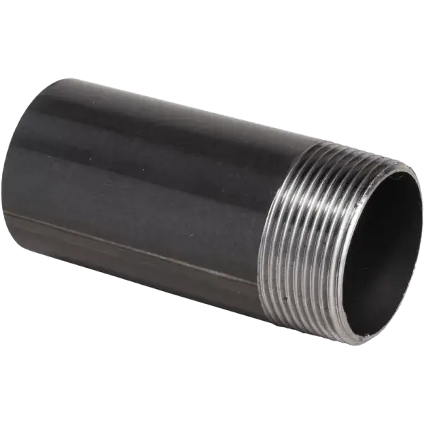 Hegeszthető fekete menetvég 4" (100 mm) Azonnal elérhető