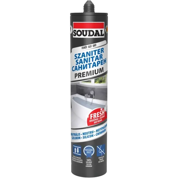Soudal Premium Szaniter szilikon fehér Nézd meg most