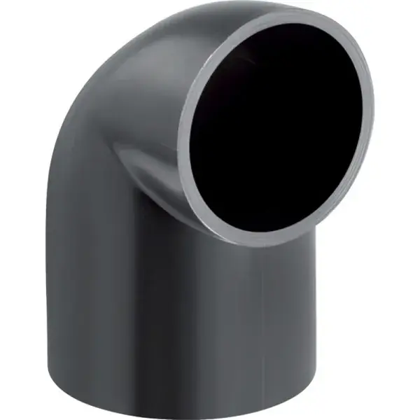 Árcsökkenés Geberit PE ív 90° szűkített, hosszú szárú, kis sugarú 63/56 mm