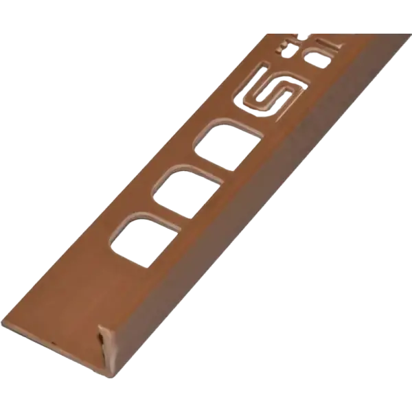 Salag PVC "L" élvédő profil 8 mm karamell Árengedmény