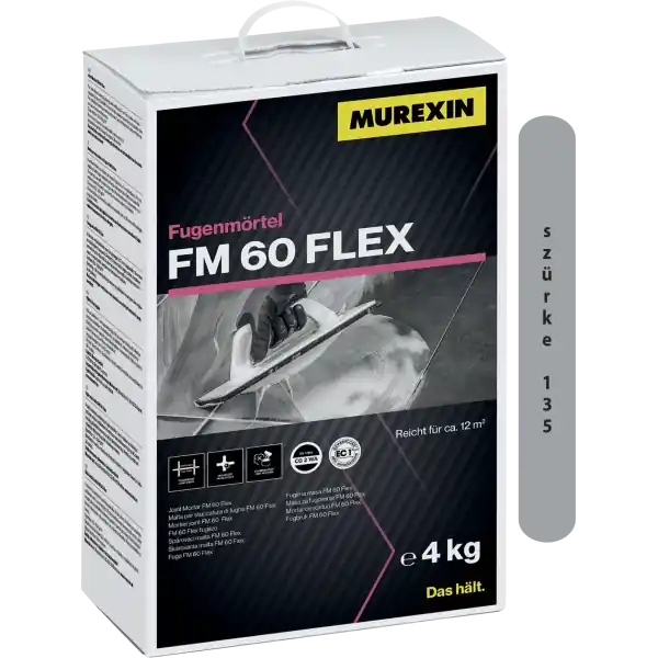 Murexin FM60 FLEX fugázóanyag Szürke 4kg Gyors kiszállítás