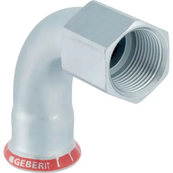 Geberit Mapress szénacél 90°-os belső menetes ív: d=28mm, Rp=1″ Prémium