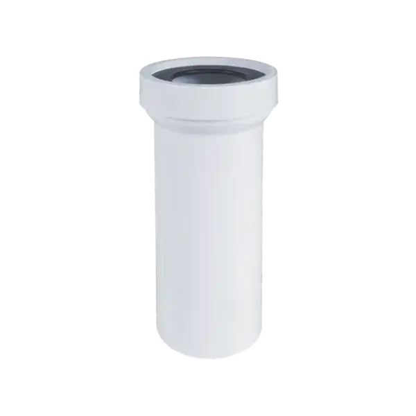 Biztonságos fizetés Styron WC-bekötő, 90-mm eltolású, egyenes, hosszú