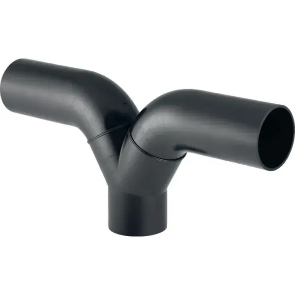Korlátozott ajánlat Geberit PE 2x 90° hosszú szárú nadrágidom 110 mm
