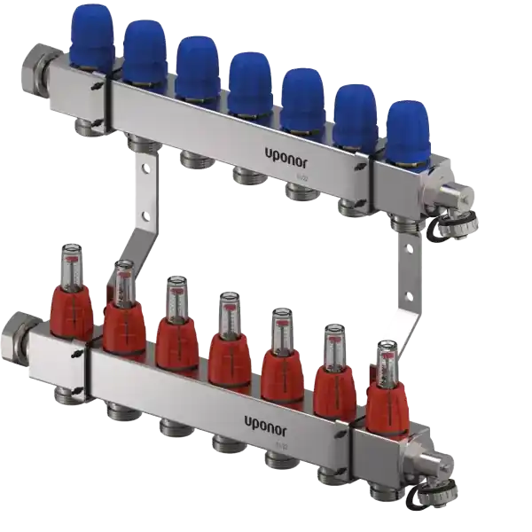Gyors kiszállítás Uponor Vario C osztó-gyűjtő test FM 7x3/4 Euro - Nem rendelhető