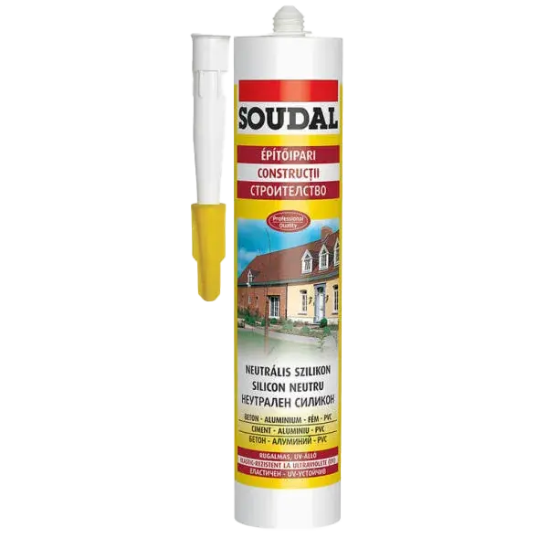 Bestseller Soudal szaniter szilikon, neutrális 280 ml - Nem rendelhető