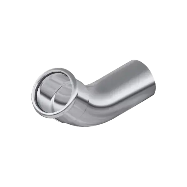 Biztonságos fizetés Inox 304 45° ív 28 KB