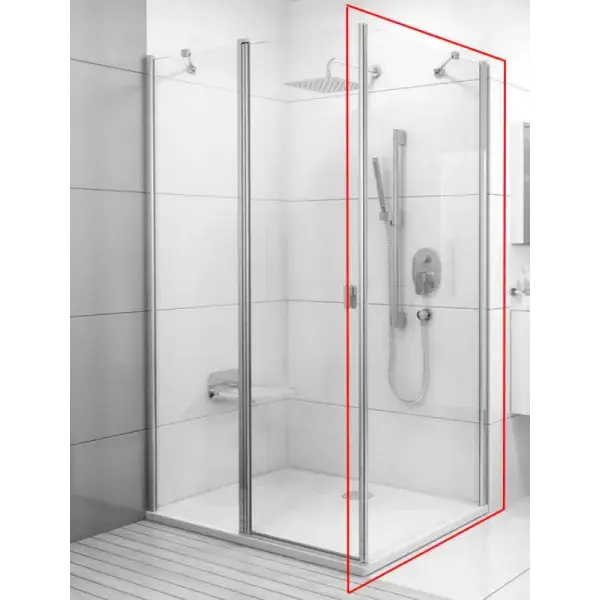Ravak Chrome CPS-90 fix oldalfal 90x195 cm króm+transparent Vásárlói kedvenc