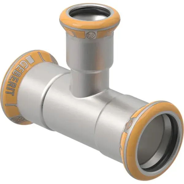 Geberit Mapress Therm szűkített T-idom: d=88.9mm, d1=35mm, d2=88.9mm Kedvezményes ár