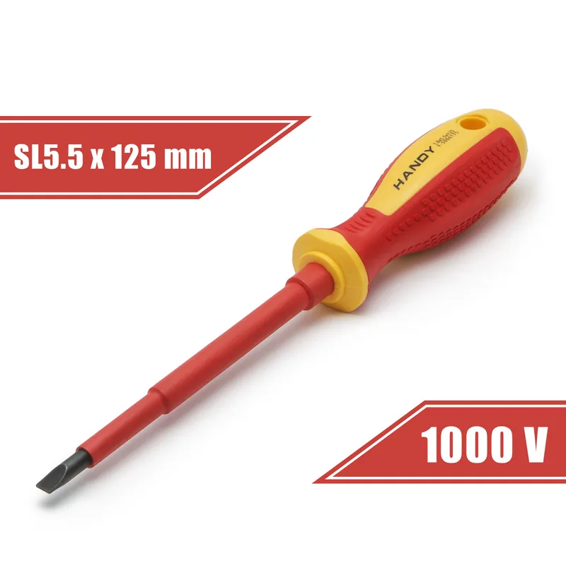 Csavarhúzó 1 x 5,5 x 125 mm 1000V-ig szigetelt Népszerű
