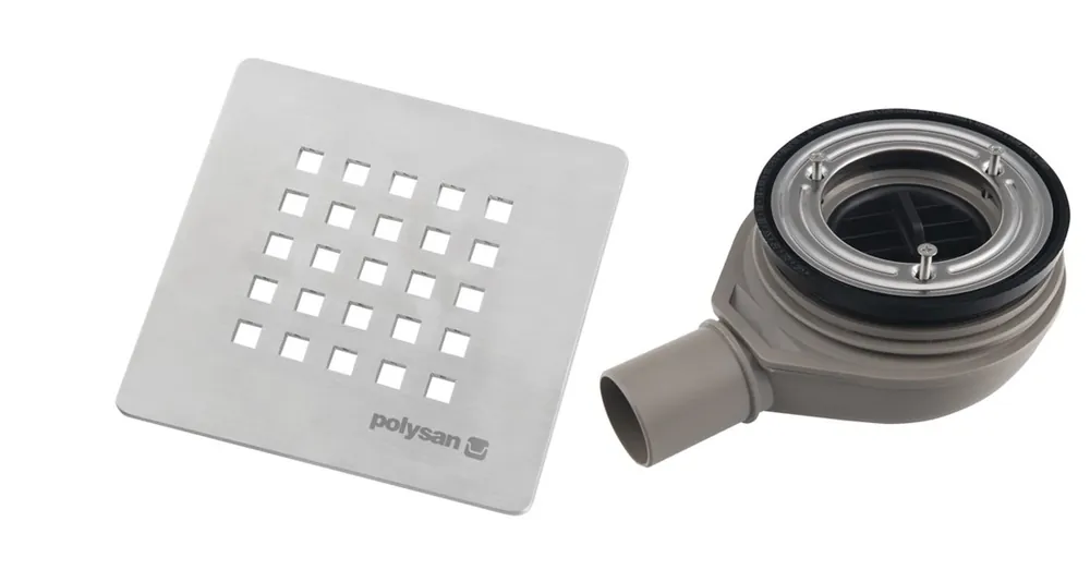 SAPHO TRENECA zuhanytálca szifon, 90mm, DN40, inox fedő (84999) Nézd meg most
