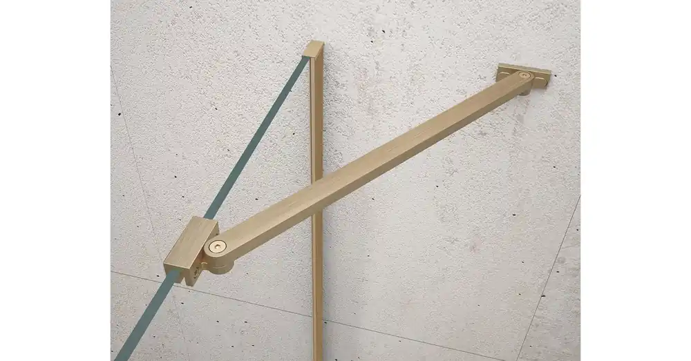 SAPHO GELCO VARIO Walk-In sarok merevítő, 650mm, matt arany (GX2017) Kihagyhatatlan ajánlat